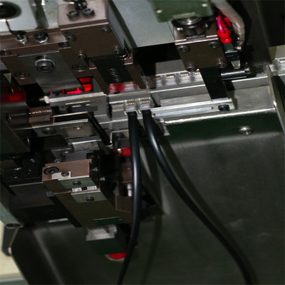 Máquina que prensa del cordón del teléfono del teléfono del conector rizado del varón RJ45 RJ11 semi automática