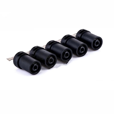 5.5*2.5 Tenedor con anillo de goma, conector de corriente continua, conector de corriente continua sin soldadura