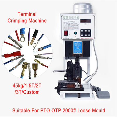 Semi-automatic Terminal Crimping Machine with 15KN Pressing Ability and 220V 50Hz Power Supply