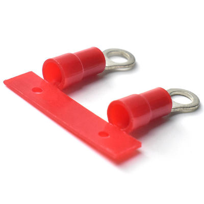 Los terminales circulares de corte 5 mm 10 mm de anillo preinsulado continuo con terminal de cable de cobre