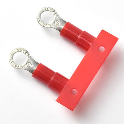 Los terminales circulares de corte 5 mm 10 mm de anillo preinsulado continuo con terminal de cable de cobre