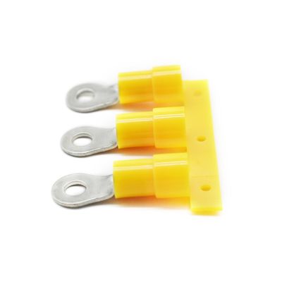 Fabrica personalizada 16 Awg de cobre de nylon aislado conector de terminal de espada terminal de anillo continuo
