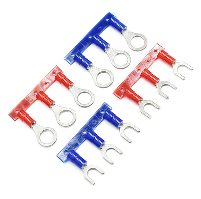 Terminales de anillo Qwt 12 Awg personalizados, conectores de terminales de horquilla, terminales de crimpado