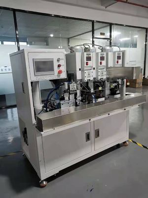 800 - máquina que prensa del terminal de alambre 1100pcs/hr para la fabricación del cable eléctrico de 3 bases