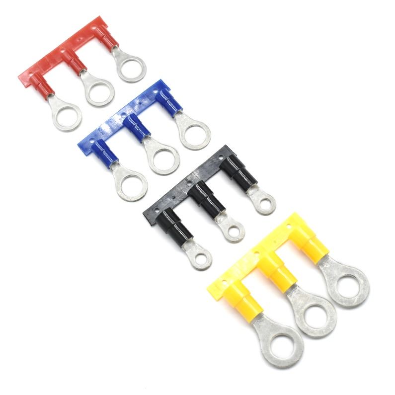 Oem Personalizado 22 Awg Tipo Terminal de cobre plano Lug Crimping Terminales de anillo aislado