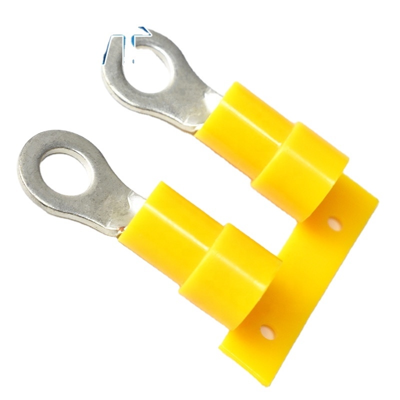 Terminales de anillo Qwt 12 Awg personalizados, conectores de terminales de horquilla, terminales de crimpado