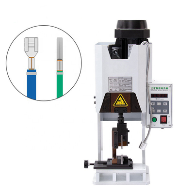 Crimper de terminales de corriente continua de alta precisión 50HZ Cable eléctrico semiautomático 8T